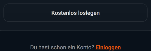 Registrierung: Plan Free wählen: 1 Kostenlos loslegen, 2 Einloggen